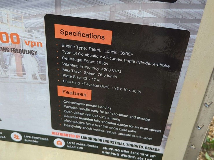 (1)-landhonor-heavy-duty-plate-compactor---6.5-hp-engine-image-2