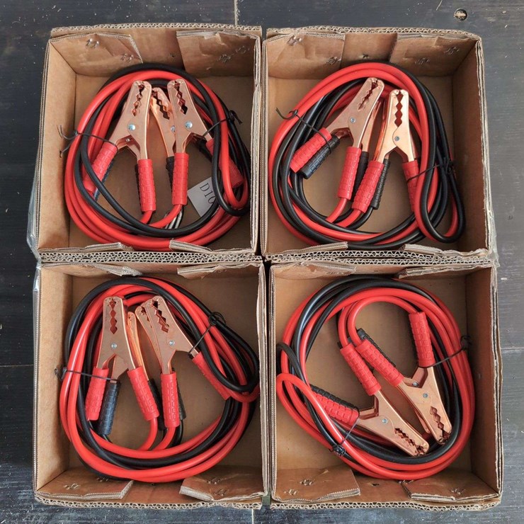 (4) 12 Foot - Jumper Cables