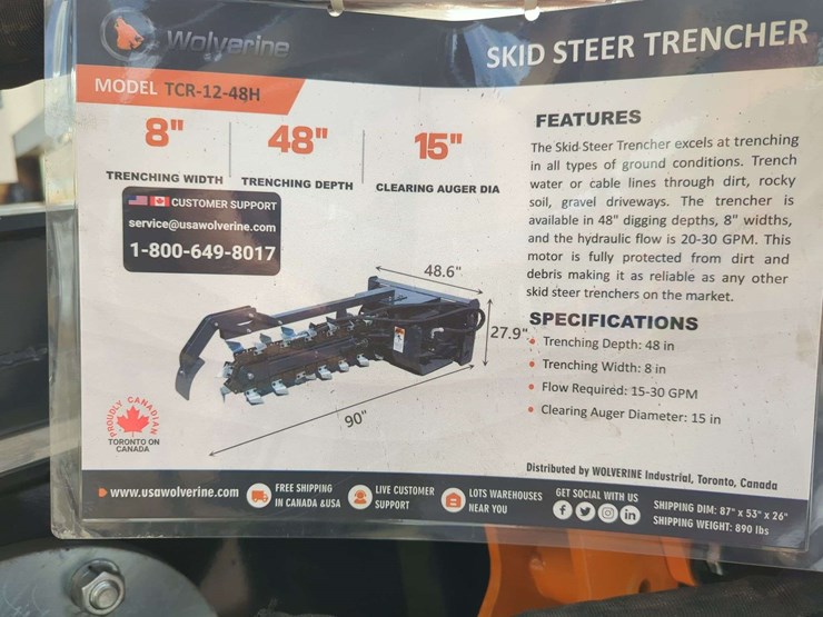 (1)-wolverine-skid-steer-trencher---tcr-12-48h-image-7