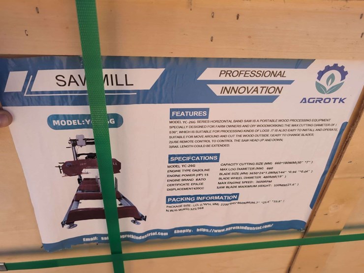 new-agrotk-yc-26g-sawmill---15hp-image-6