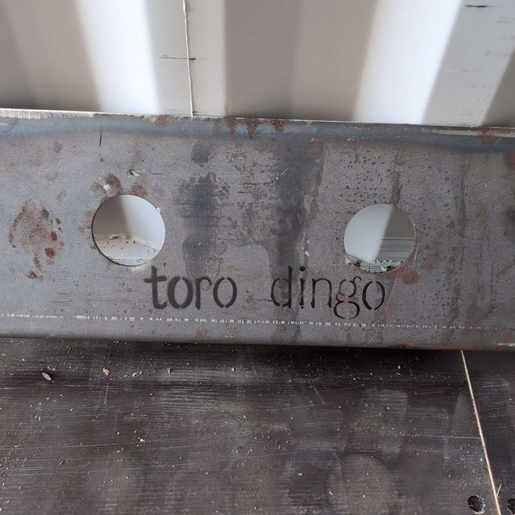 (1) Toro Dingo - Mini Skid Steer Plate