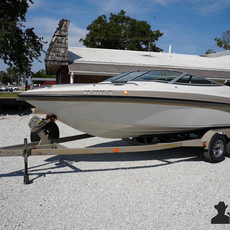 Run #115 - 2001 Crownline 202 BR 20’ Boat & Prestige T/A Trailer