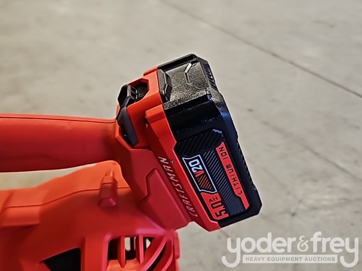 craftsman-blower,-20v-battery-c/w-charger-image-11