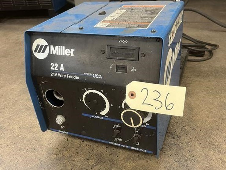 Miller 22A 24V Wire Feeder Lot 236, Montgomery Career & Technology