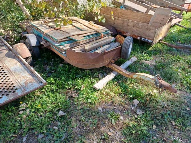 Spartan TiltBed Trailer Lot 121, Waverly Minnesota BarnFinds Auction 2 The Doug Ault