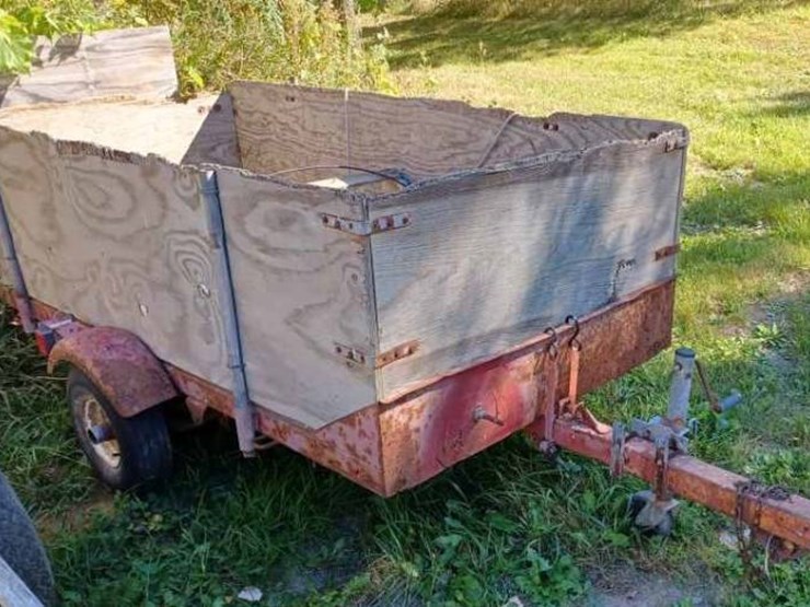 TiltBed Trailer Lot 124, Waverly Minnesota BarnFinds Auction 2 The Doug Ault Vintage