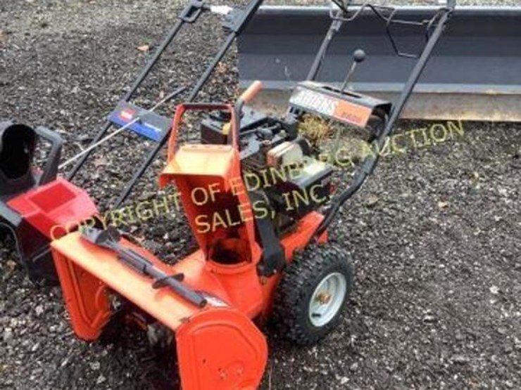 E Ariens 5520 snowblower works Lot 4058, ONLINE CONSIGNMENT AUCTION