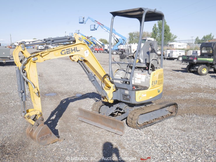 2016 GEHL Z17 Lot , Weekly Online Only Equipment Auction, 8/29/2023