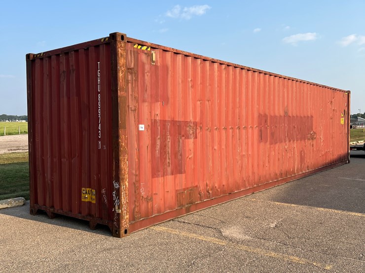 74 • 40 ft. Steel Shipping Container Lot 74, EASTERN NEBRASKA'S LATE MODEL TRUCK, TRAILER