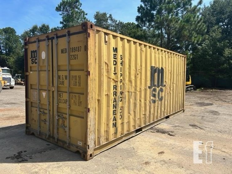 20' SHIPPING CONTAINER Lot 373, Sox and Sons Construction Unreserved