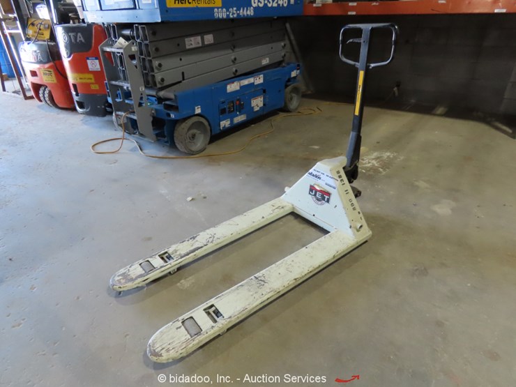 2016 JET PTW2748 Heavy Duty Manual Pallet Jack Hand Cart Material Lift