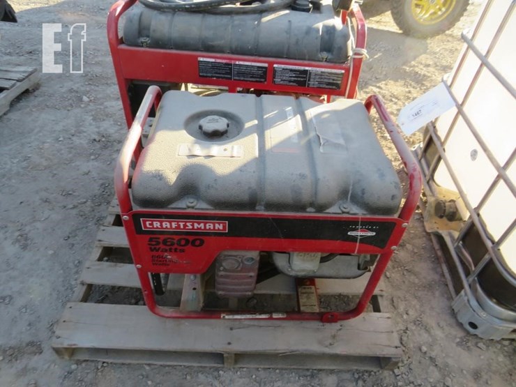 GAS POWERED GENERATOR Lot 1467, Pocahontas Machinery Auction Ring 2, 12/5/2023, Sale Barn