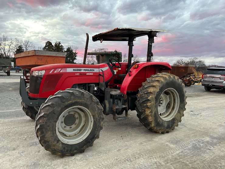 299a • Massey Ferguson Hd2680 4x4 Tractor Lot 299a December