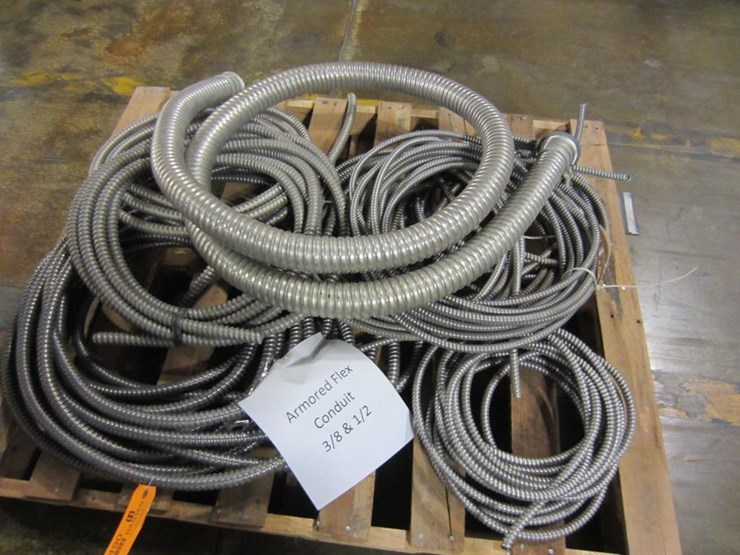 11490 • Pallet of Armored Flex Conduit by Hansen Auction Group