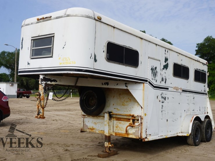 ARNOLD HORSE TRAILER by Weeks Auction Company Auction Resource