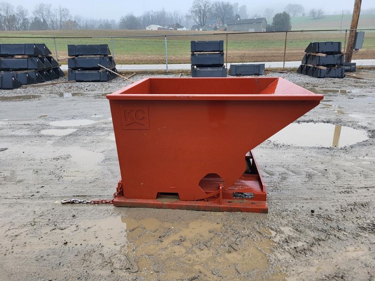 Kit Container 1.5 Cubic Yard Stackable Self Dumping Hopper by McGrew ...