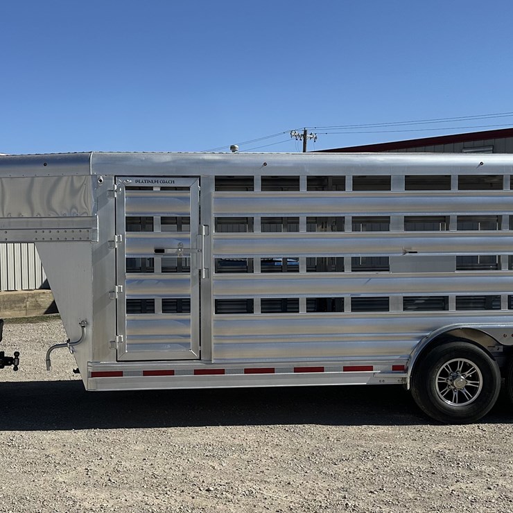 2025 Platinum 18' x 8" Livestock Trailer