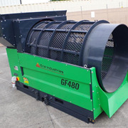 EINGP Rotary Drum Screener, M/N GF480