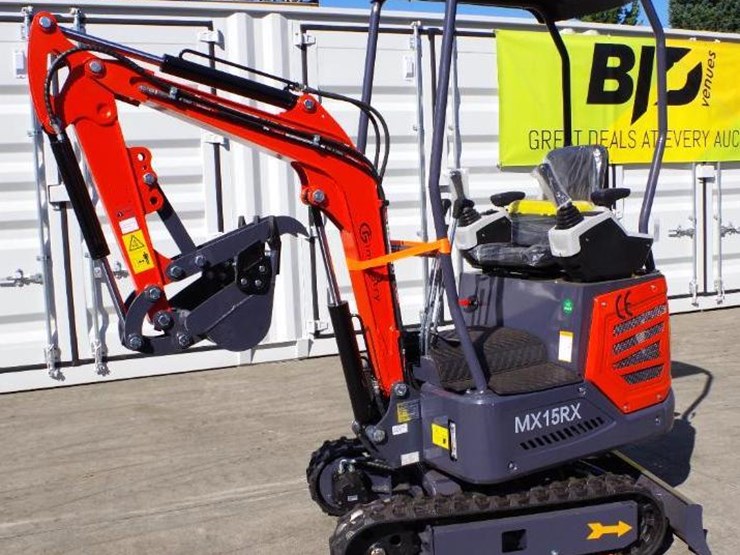 2025-cfg-industrial-mx15rx-mini-excavator-w/-pilot-system,-rato-gasoline-engine,-unused-image-1