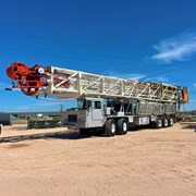 NOV/FRANKS 550 5-AXLE DOUBLE DRUM WELL SERVICE RIG