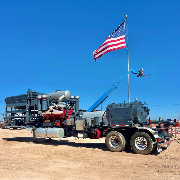 2018 SPM 2500HP 15,000PSI T/A FRAC PUMP TRAILER