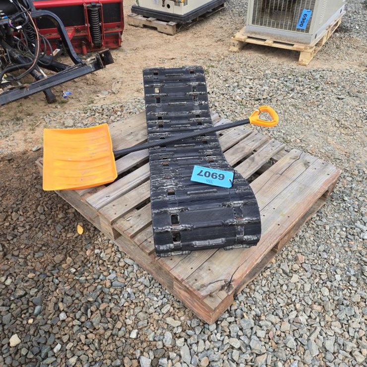 #6907 • (1) Snowmobile Track, (1) Snow Shovel