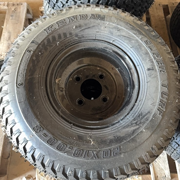 new Pair of 20x10-8 Tire With 4 Lug Wheel