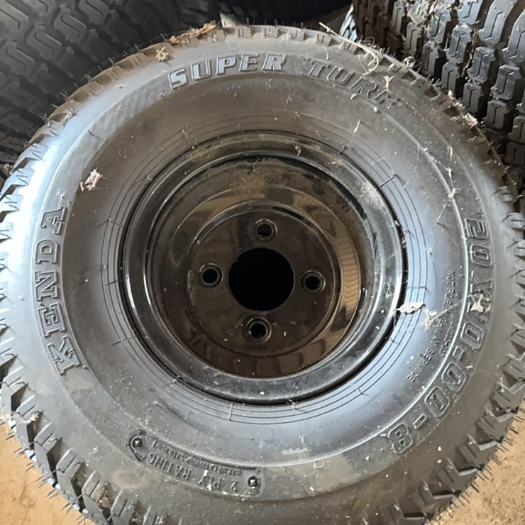 new Pair of 20x10-8 Tire With 4 Lug Wheel