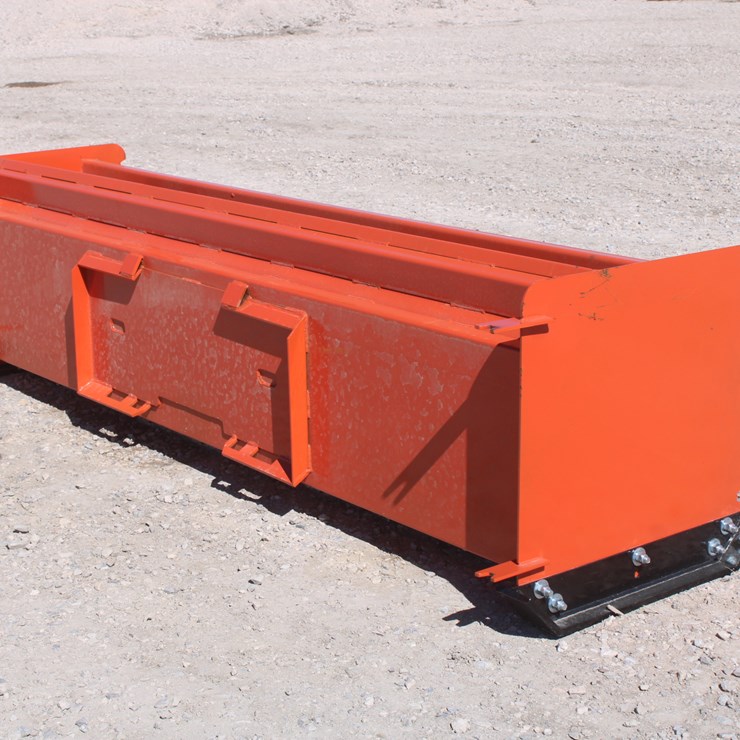 #4049 • 10 Ft Snow Pusher With Back Blade