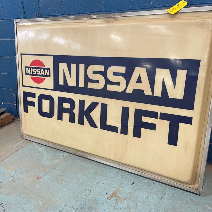 #7230 • Nissan Forklift Lighted Sign