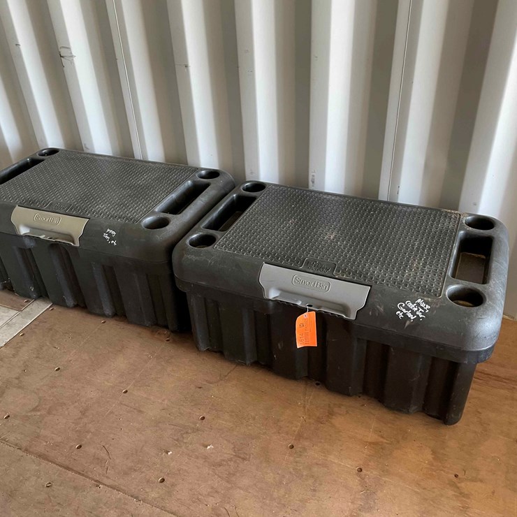 #1614 • (2) Poly Tool Boxes