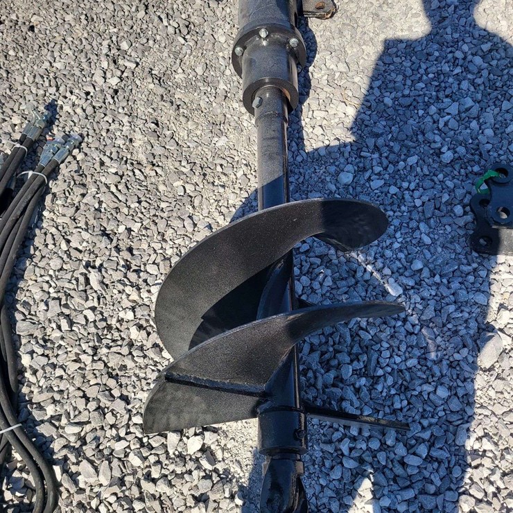 Mini excavator auger. 16" wide auger.