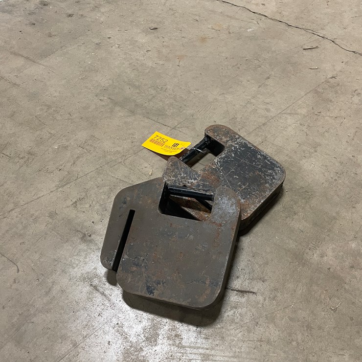 #7252 • (2) Compact Tractor Weights