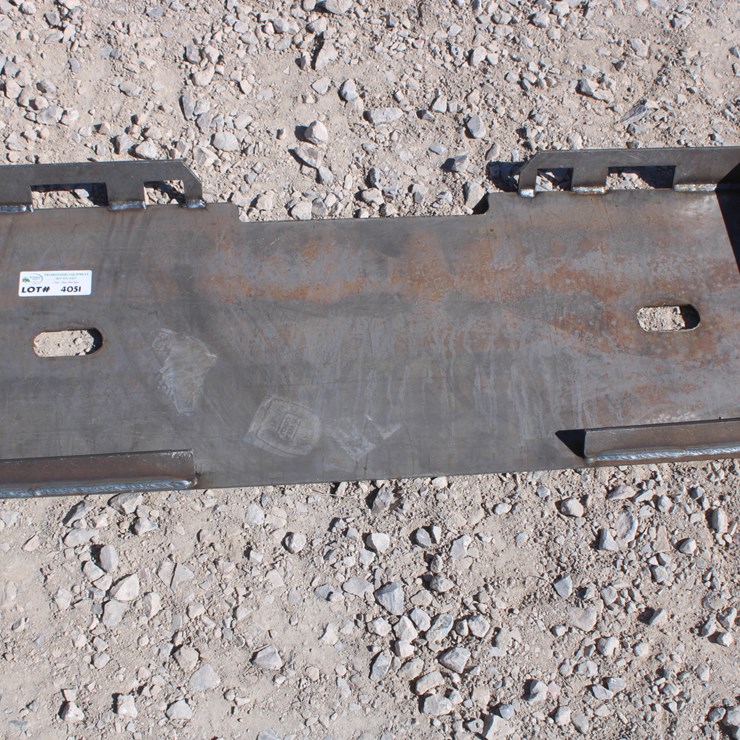 #4051 • Skid Steer Quick Attach Plate