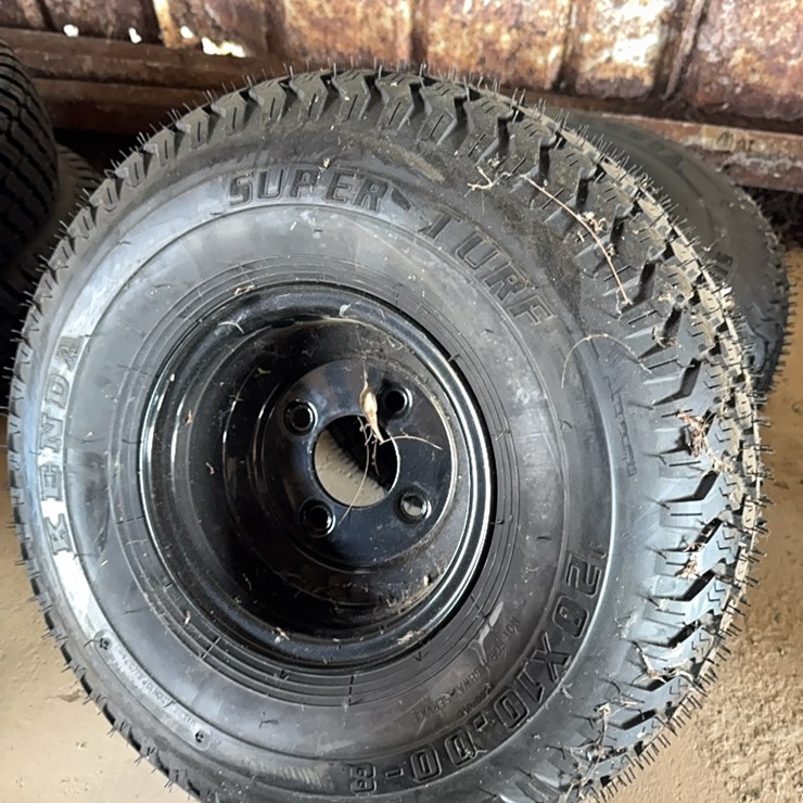 new Pair of 20x10-8 Tire With 4 Lug Wheel