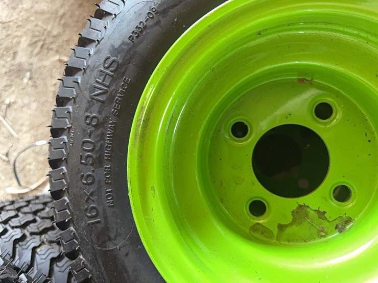 new-pair-of-16x6.50-8-tire-with-4-lug-wheel-image-2