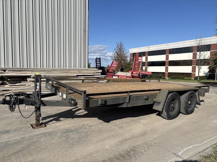 #5080-•-1990-homemade-16'-utility-trailer-image-1