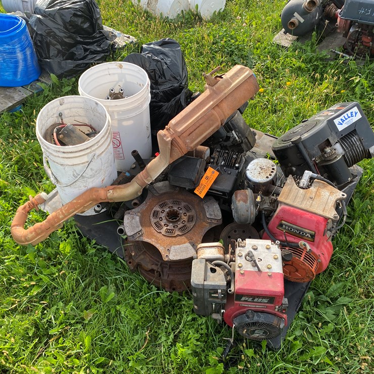 #1666 • (5) Small Engines & Various Parts