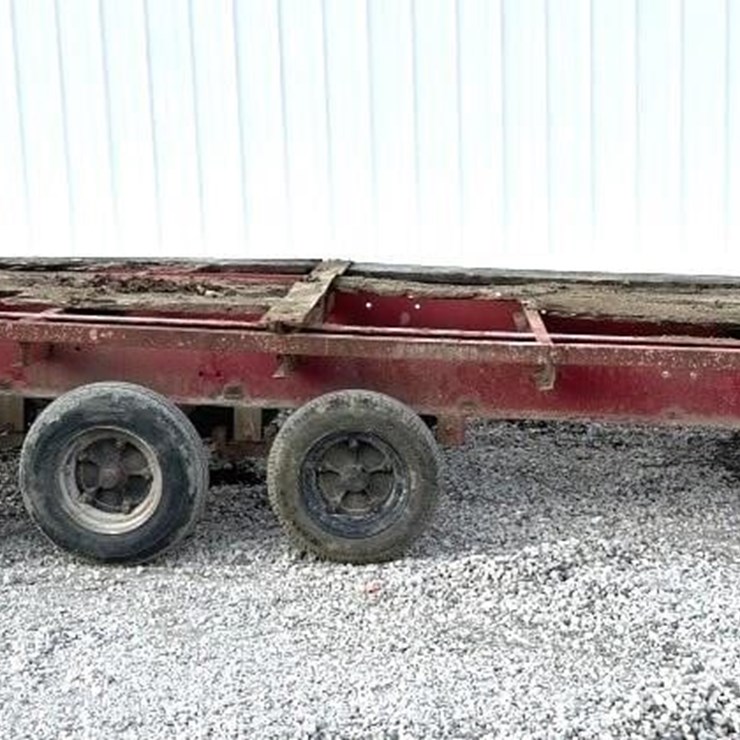 TRI AXLE BUMPER PULL TRAILER
