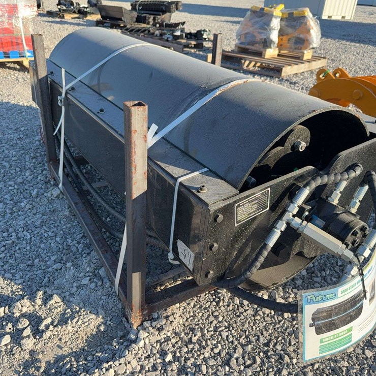Skid steer vibratory roller