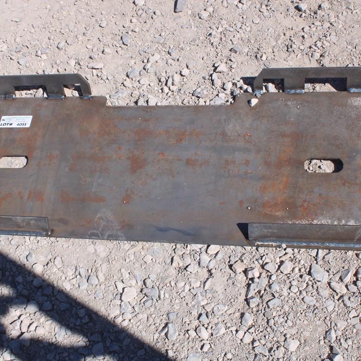 #4053 • Skid Steer Quick Attach Plate