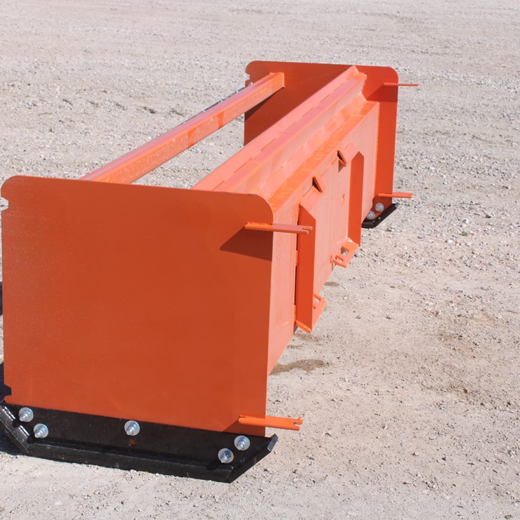 #4069 • 10 Ft Snow Pusher With Back Blade