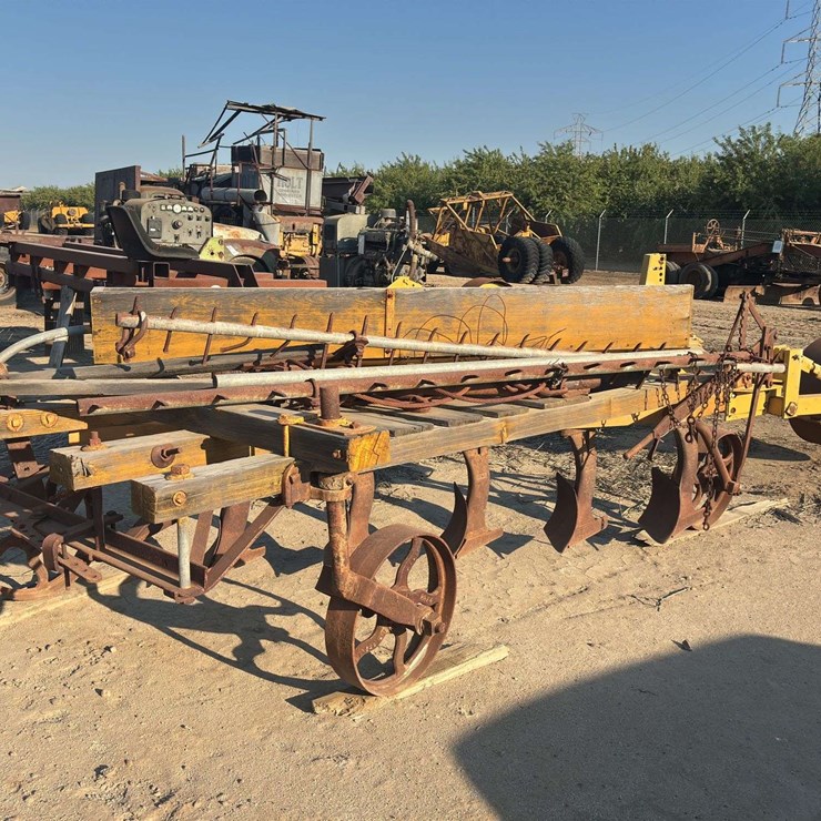 Stockton 5 Bottom Wooden Frame Plow