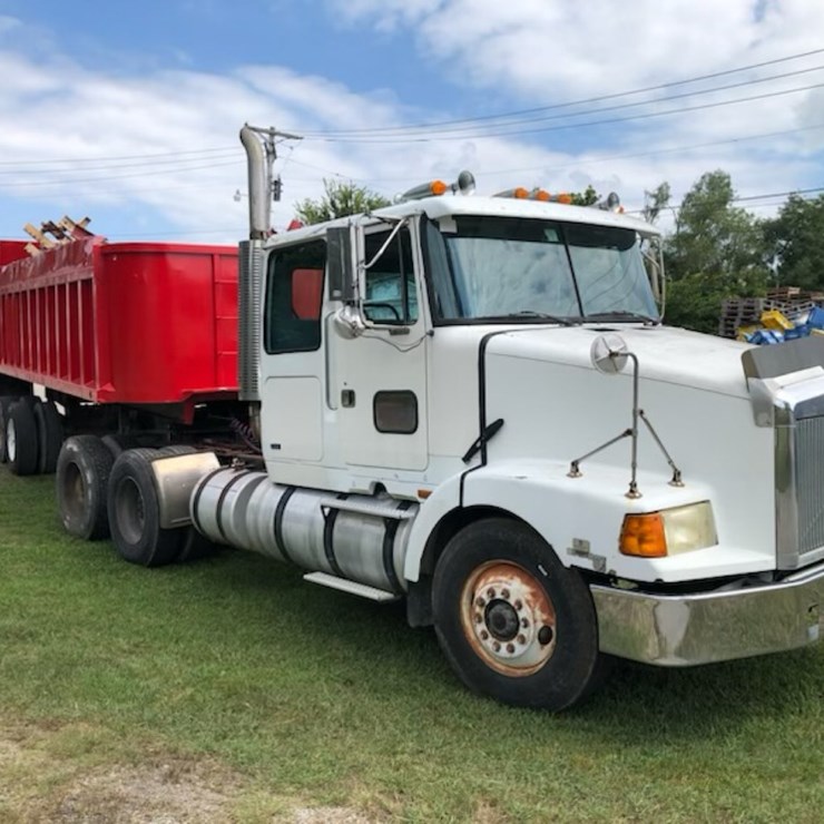 1993 Volvo 12.7 Detroit, 10 Speed, New Tires and 24 Foot Dump Trailer