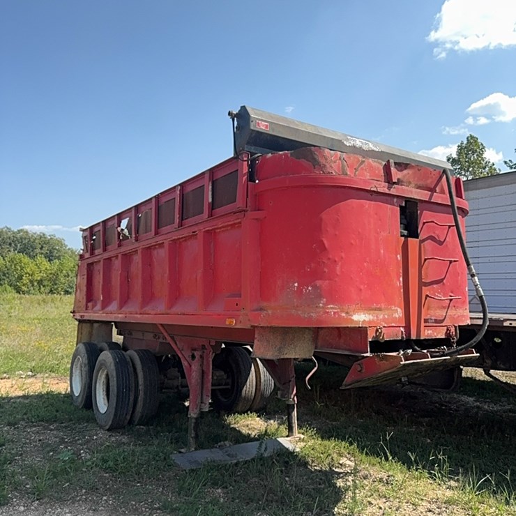 Red Dump Trailer
