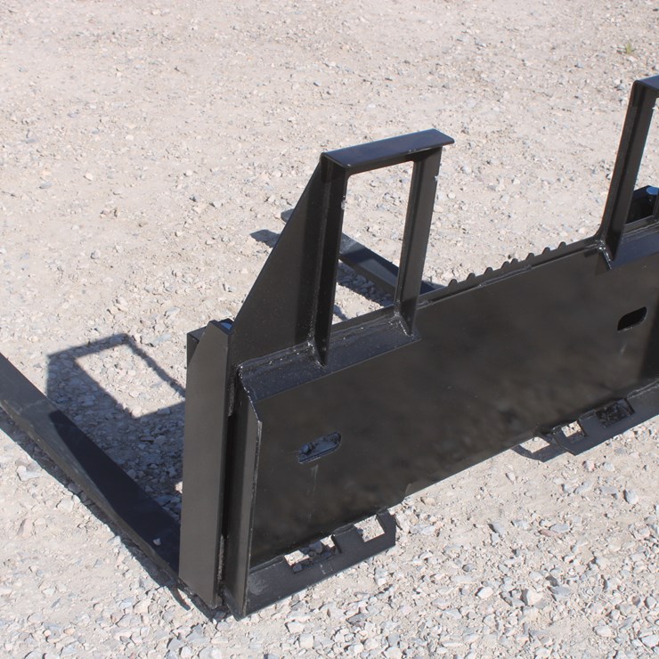 #4085 • 48 Inch Skid Steer Quick Attach Frame With 42 Inch Pallet Forks