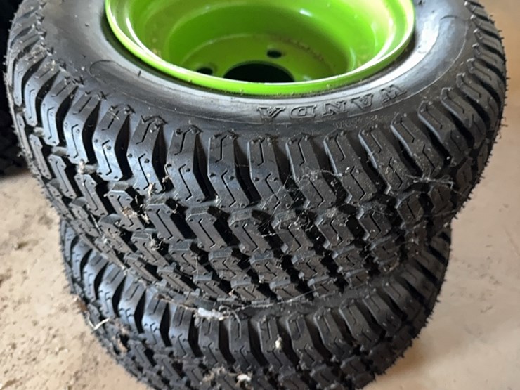 new-pair-of-16x6.50-8-tire-with-4-lug-wheel-image-1