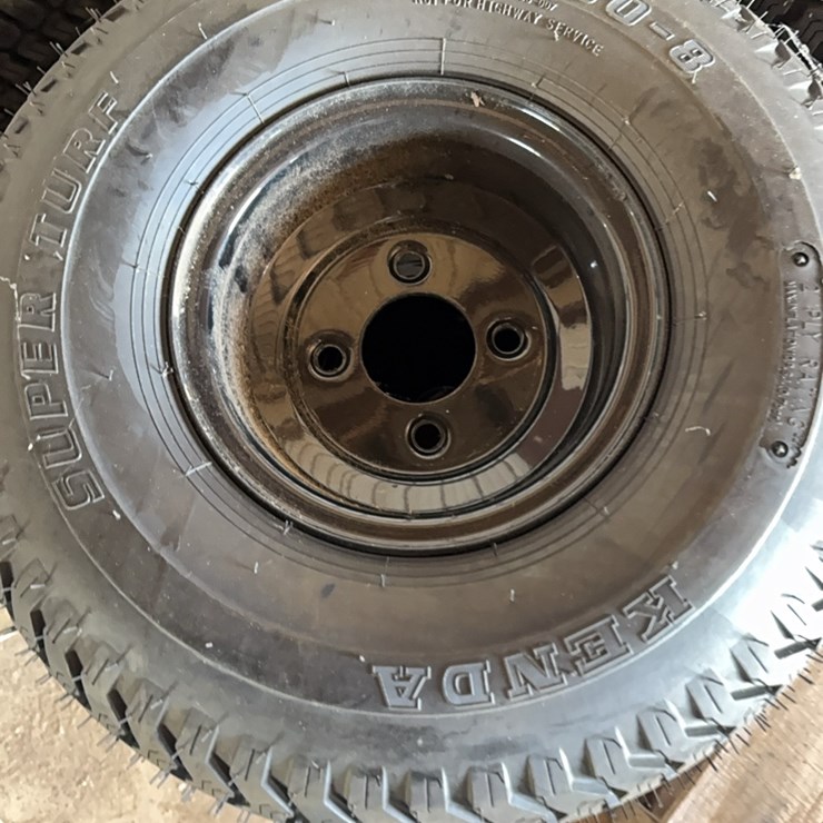 new Pair of 20x10-8 Tire With 4 Lug Wheel