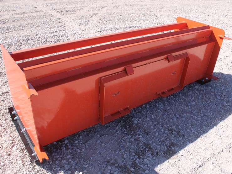 #4082-•-8-ft-snow-pusher-with-back-blade-image-3