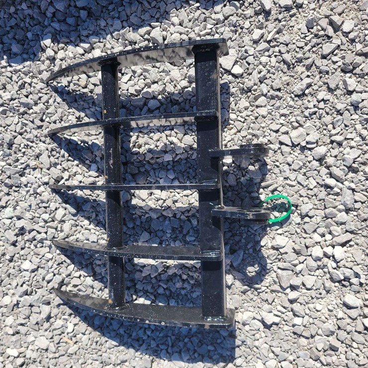 Mini excavator rake. 19" wide.